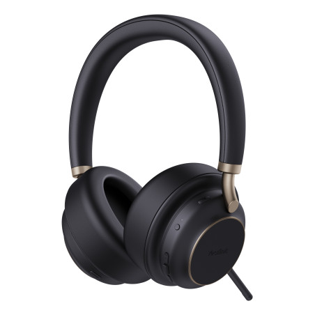 Yealink 1208708 BH76 Plus UC USB-C/A, Inalámbrico, Llamadas/Música, 285 g, Auriculares, Negro