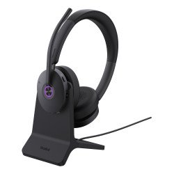 Yealink 1208684 BH74 + Stand UC USB-C/A, Inalámbrico, Oficina/Centro de llamadas, 162 g, Auriculares, Negro 2
