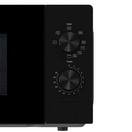 Hisense H20MOBP1G H20MOBP1G, Encimera, Microondas con grill, 20 L, 700 W, Giratorio, Negro
