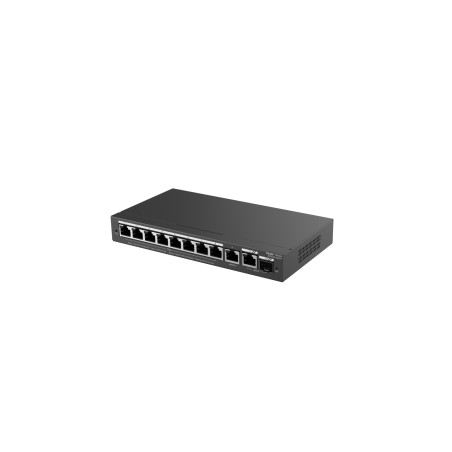 Ruijie Networks RG-ES210GS-P RG-ES210GS-P, Gestionado, L2, Gigabit Ethernet (10/100/1000), Energía sobre Ethernet (PoE),