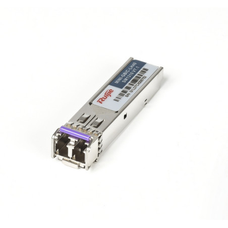Ruijie Networks MINI-GBIC-LX-SM1310 MINI-GBIC-LX-SM1310, Fibra óptica, 1000 Mbit/s, SFP, LC, 10000 m, Metálico