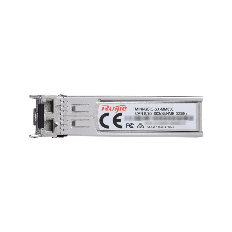 Ruijie Networks RG-MINI-GBIC-SXMM850 RG-MINI-GBIC-SXMM850, Fibra óptica, 1000 Mbit/s, SFP, LC, 550 m, 850 nm