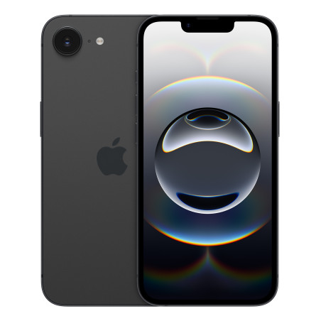 Apple MD1Q4QL/A iPhone 16e , 15,5 cm (6.1"), 2532 x 1170 Pixeles, 128 GB, 48 MP, iOS 18, Negro