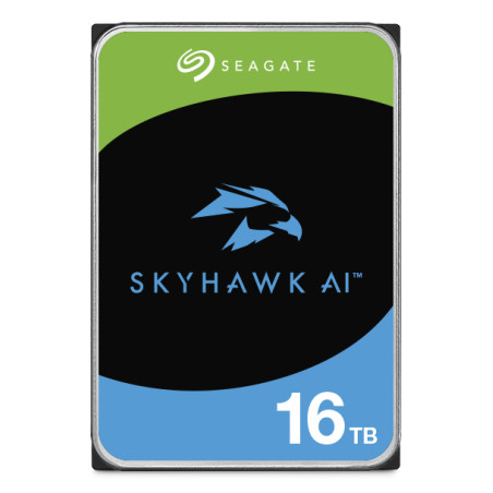 Seagate ST16000VE004 SkyHawk AI, 16 TB, 7200 RPM, 512 MB, 3.5", Serial ATA III