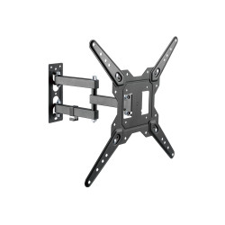 Equip 650413 Soporte de pared para TV de movimiento completo de 23"-55, 100 x 100 mm, 400 x 400 mm, -10 - 3°, -90 - 90°,