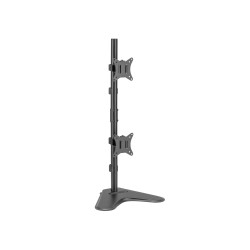 Equip 650128 Soporte de sobremesa para dos monitores verticales de 17"-32, 9 kg, 43,2 cm (17"), 81,3 cm (32"), 100 x 100 mm,