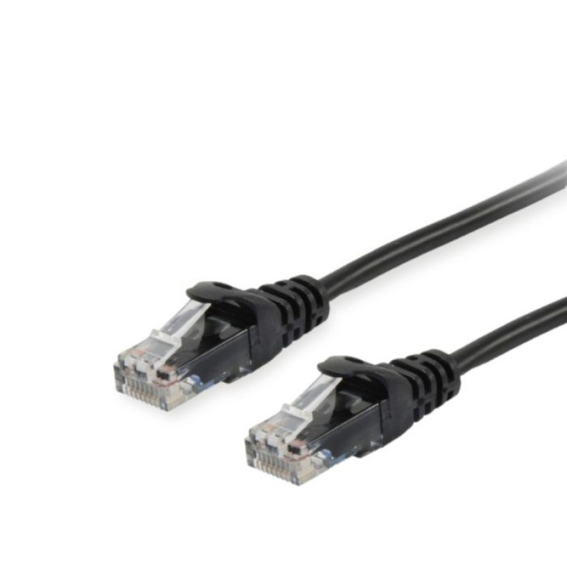 Equip 625474 625474, 0,15 m, Cat6, U/UTP (UTP), RJ-45, RJ-45, Negro