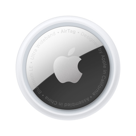 Apple MX542ZM/A AirTag, Elemento, Buscador, Plata, Blanco, Resistente al polvo, IP67, CR2032
