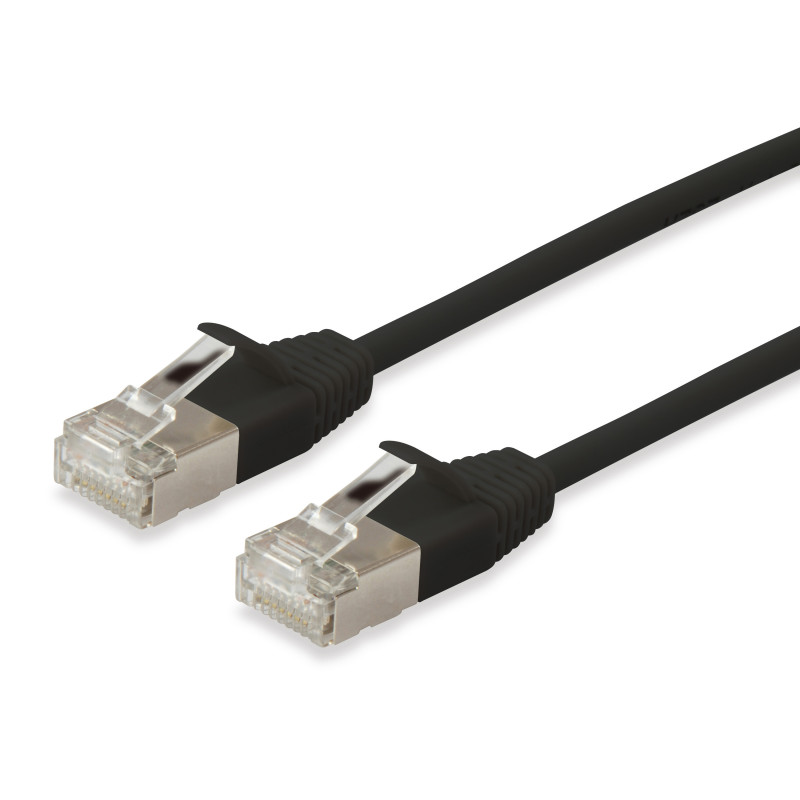 Equip 606125 606125, 2 m, Cat6a, F/FTP (FFTP), RJ-45, RJ-45, Negro