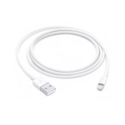 Apple MUQW3ZM/A Cable de conector Lightning a USB (1 m), 1 m, Lightning, USB A, Macho, Macho, Blanco