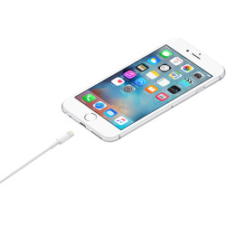 Apple MUQW3ZM/A Cable de conector Lightning a USB (1 m), 1 m, Lightning, USB A, Macho, Macho, Blanco 2