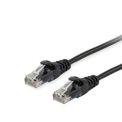 Equip 603152 603152, 0,25 m, Cat6a, U/UTP (UTP), RJ-45, RJ-45, Negro