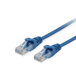 Equip 603132 603132, 0,25 m, Cat6a, U/UTP (UTP), RJ-45, RJ-45, Azul