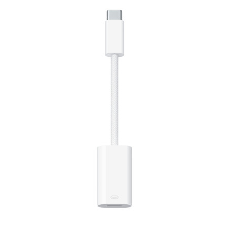 Apple MUQX3ZM/A MUQX3ZM/A, USB Tipo C, Lightning, Macho, Hembra, Blanco, Derecho