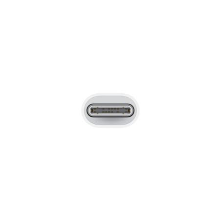 Apple MUQX3ZM/A MUQX3ZM/A, USB Tipo C, Lightning, Macho, Hembra, Blanco, Derecho