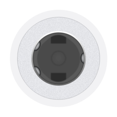 Apple MW2Q3ZM/A MW2Q3ZM/A, USB-C, Macho, 3,5mm, Hembra, Blanco