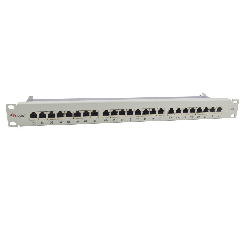 Equip 326525 326525, 10/100/1000Base-T(X), Gigabit Ethernet, 1000 Mbit/s, RJ-45, Cat6a, Montaje en bastidor