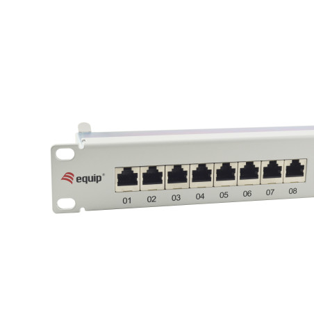 Equip 326525 326525, 10/100/1000Base-T(X), Gigabit Ethernet, 1000 Mbit/s, RJ-45, Cat6a, Montaje en bastidor