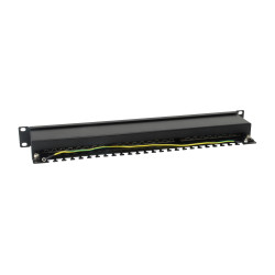 Equip 326425 326425, Gigabit Ethernet, RJ-45, Cat6, Montaje en bastidor, 1U, Negro 2