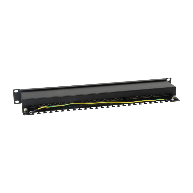 Equip 326425 326425, Gigabit Ethernet, RJ-45, Cat6, Montaje en bastidor, 1U, Negro