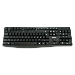 Equip 245210 245210, Completo (100%), Alámbrico, USB, QWERTZ, Negro