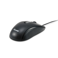Equip 245116 245116, Ambidextro, Óptico, USB Tipo C, 1200 DPI, Negro
