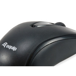 Equip 245116 245116, Ambidextro, Óptico, USB Tipo C, 1200 DPI, Negro 2