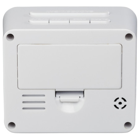 Hama 00186305 Cube, Reloj despertador digital, Blanco, Micro AAA, 70 mm, 60 mm, 40 mm