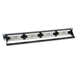 Equip 135426 135426, Cat6, 22/26, Montaje en bastidor, 1U, Negro, ABS sintéticos, Acero 2
