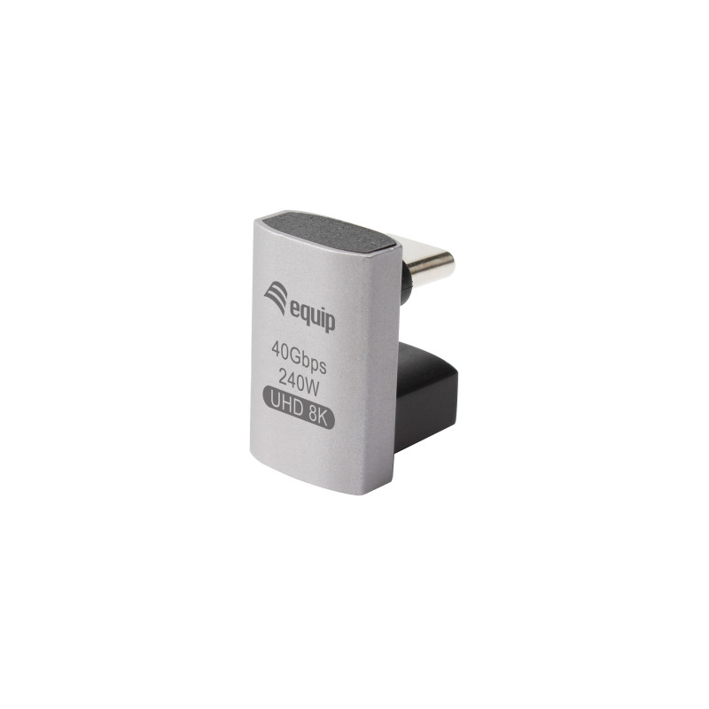 Equip 133478 Adaptador USB 4 C a C, 40Gbps, PD 240W, paquete de 3, USB C, USB C, Negro, Gris