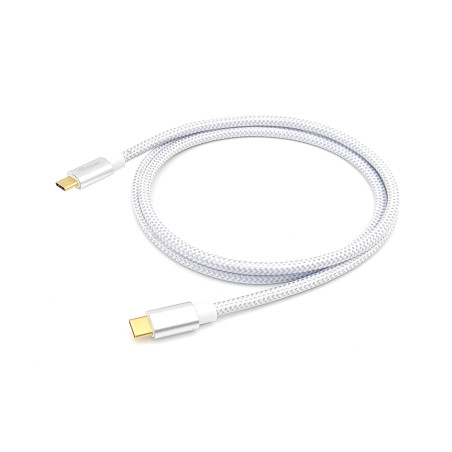 Equip 128358 128358 Cable USB 3.2 Gen 2 C a C, M/M, 2,0m, PD 100W , 4K/60Hz, 10Gbps, Blanco, 2 m, USB C, USB C, USB 3.2 Gen 2