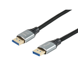 Equip 119282 119282 Cable DisplayPort 2.1 Premium, 2,0m, 16K/60Hz, 54Gbps, 2 m, DisplayPort, DisplayPort, Macho, Macho, 15360 x 2
