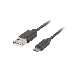 Lanberg CA-USBM-20CU-0030-BK CA-USBM-20CU-0030-BK, 3 m, USB A, USB C, USB 2.0, 0,48 Gbit/s, Negro