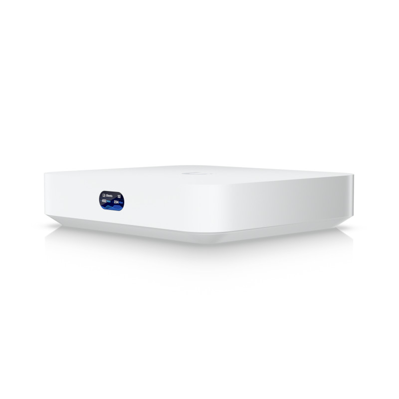 Ubiquiti UCG-MAX-EU Cloud Gateway Max, Blanco, Policarbonato (PC), Actividad, LAN, LCM, ARM, ARM Cortex
