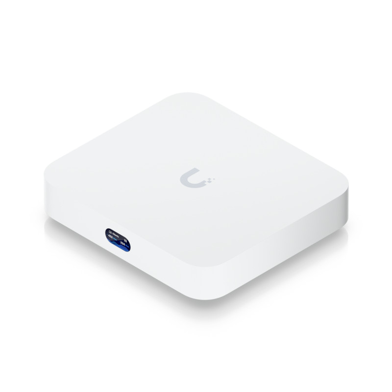 Ubiquiti UCG-MAX-EU Cloud Gateway Max, Blanco, Policarbonato (PC), Actividad, LAN, LCM, ARM, ARM Cortex
