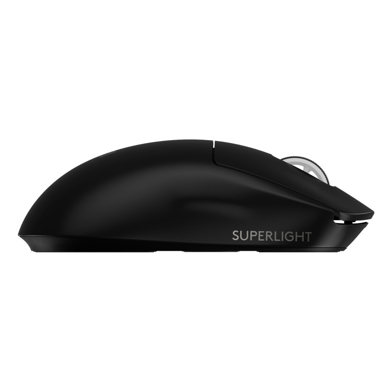 Logitech G 910-006630 PRO X SUPERLIGHT 2, mano derecha, Óptico, RF inalámbrico, 32000 DPI, 0,5 ms, Negro