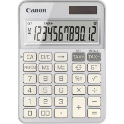 Canon 6818C003 KS-125KB, Escritorio, Calculadora básica, 12 dígitos, Batería/Solar, Plata