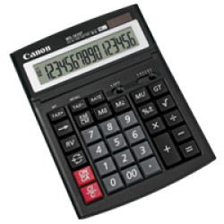 Canon 0696B001 WS-1610T, Escritorio, Pantalla de calculadora, 16 dígitos, Negro