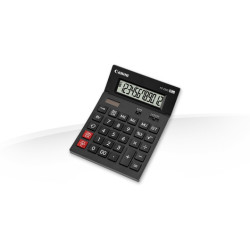 Canon 4584B001 AS-2200, Escritorio, Pantalla de calculadora, 12 dígitos, Inclinación de pantalla, Batería, Negro