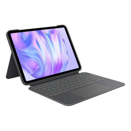 Logitech 920-012772 Combo Touch, Funda con Teclado, iPad Pro 11 Pulgadas (M4)(2024) - Teclado retroiluminado extraíble con