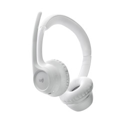 Logitech 981-001417 Zone 300, Inalámbrico, Oficina/Centro de llamadas, 122 g, Auriculares, Blanco