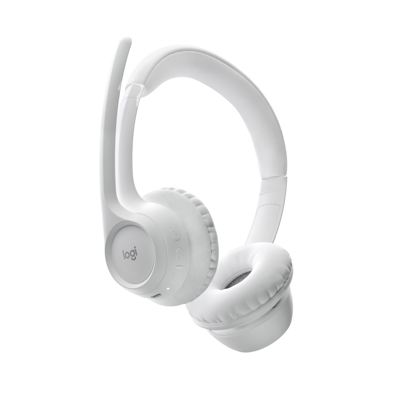 Logitech 981-001417 Zone 300, Inalámbrico, Oficina/Centro de llamadas, 122 g, Auriculares, Blanco