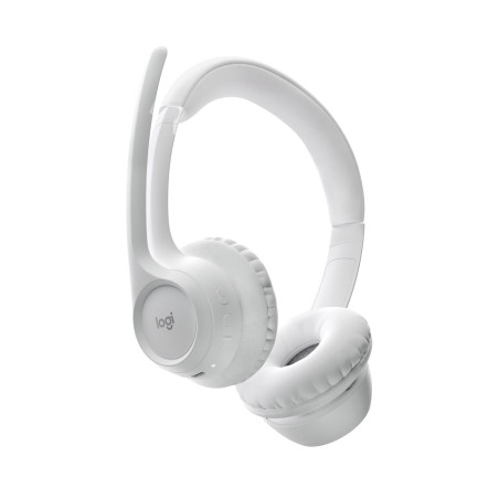 Logitech 981-001417 Zone 300, Inalámbrico, Oficina/Centro de llamadas, 122 g, Auriculares, Blanco