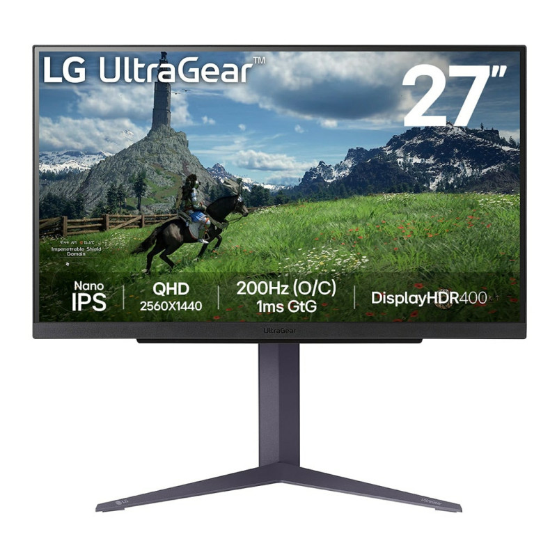 LG 27GS85Q-B.AEU 27GS85Q-B, 68,6 cm (27"), 2560 x 1440 Pixeles, Quad HD, LCD, 1 ms, Negro