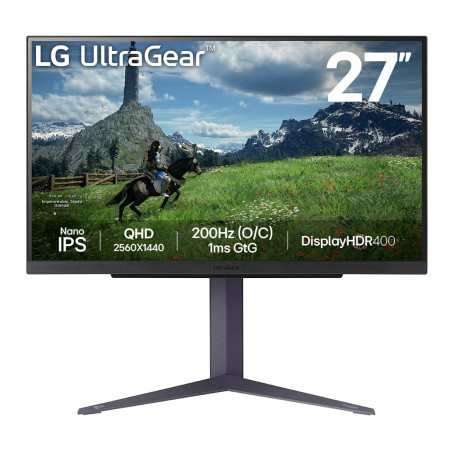 LG 27GS85Q-B.AEU 27GS85Q-B, 68,6 cm (27"), 2560 x 1440 Pixeles, Quad HD, LCD, 1 ms, Negro