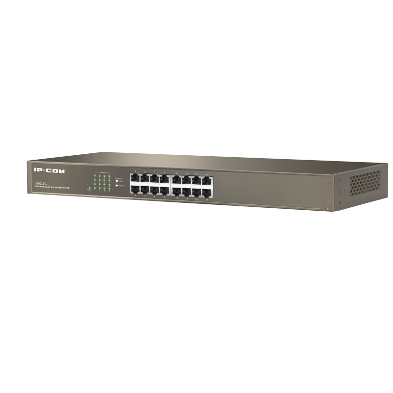 IP-COM Networks G1016G G1016G, No administrado, L2, Gigabit Ethernet (10/100/1000), Bidireccional completo (Full duplex),