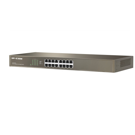 IP-COM Networks G1016G G1016G, No administrado, L2, Gigabit Ethernet (10/100/1000), Bidireccional completo (Full duplex),