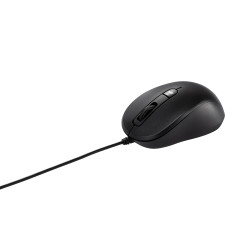ASUS 90XB05RN-BMU000 MU101C, Ambidextro, Óptico, USB tipo A, 3200 DPI, Negro