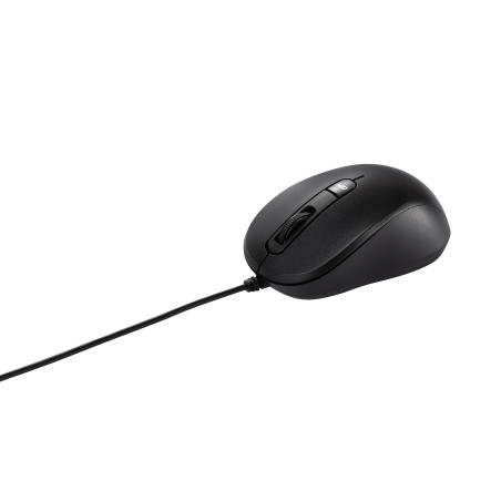 ASUS 90XB05RN-BMU000 MU101C, Ambidextro, Óptico, USB tipo A, 3200 DPI, Negro