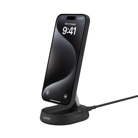 Belkin WIA008VFBK BoostCharge Pro, Interior, Corriente alterna, Cargador inalámbrico, 1,5 m, Negro